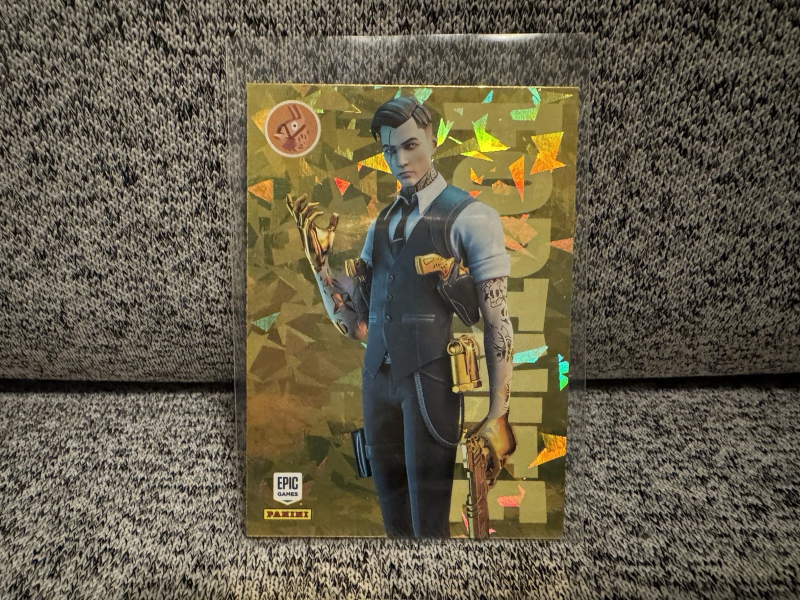 2021 Panini Fortnite Series 3 - MIDAS - Cracked Ice - PACK FRESH - CHASE - MINT