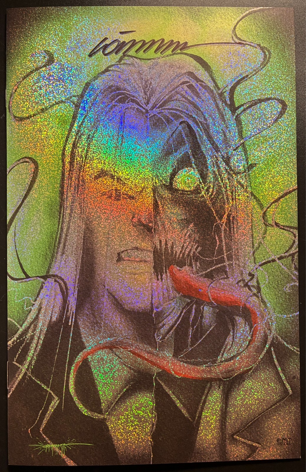Absolute Batman Two Face Venomized Signed Gorkem Demir Confetti Foil Ltd 3/10 Absolute Batman Two Face Venomized Signed Gorkem Demir Confetti Foil Ltd 3/10