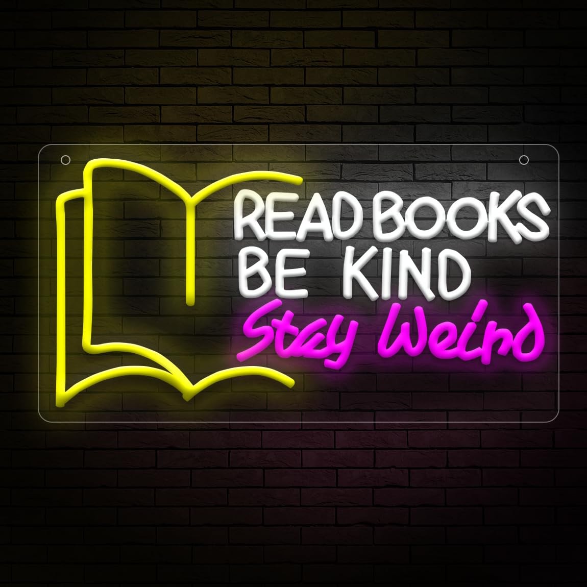Read Books Be Kind Stay Weird Neon Sign Classroom Lights For Teachers Read Books Read Books Be Kind Stay Weird Neon Sign Classroom Lights For Teachers Read Books