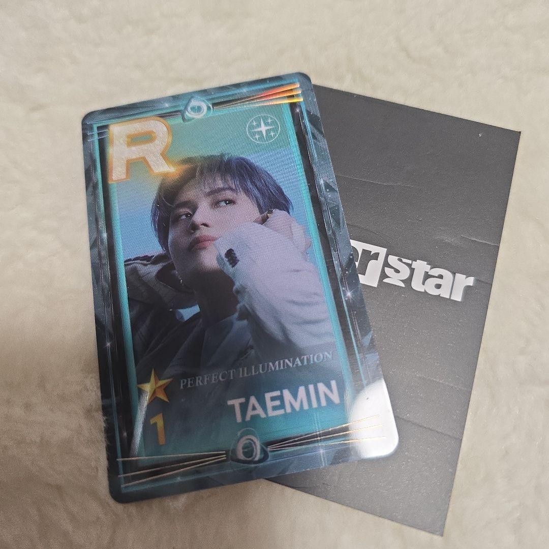 SHINEE Taemin Superstar SMTOWN PVC Lucky Draw Photocard