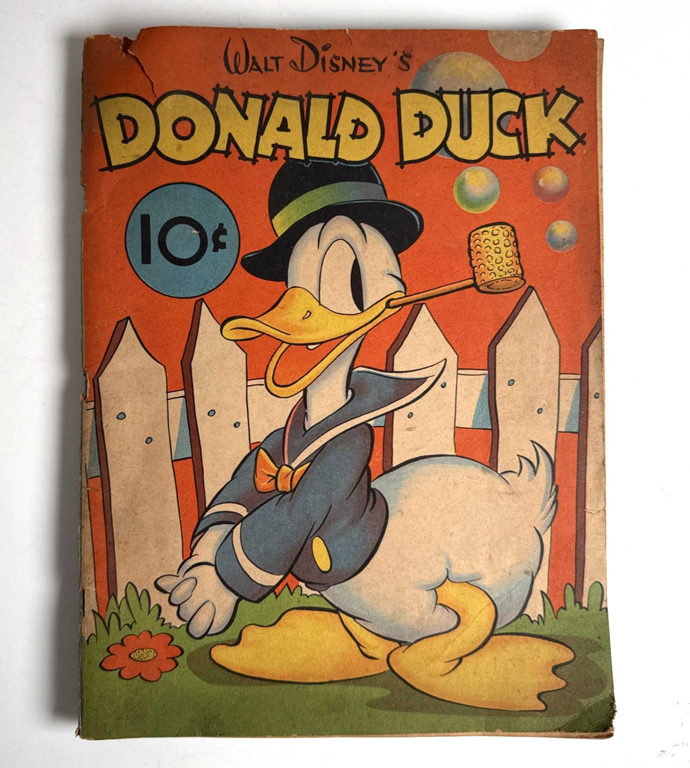 1938 Walt Disney Donald Duck Comic Book 10 Cent Golden Age Vintage Read