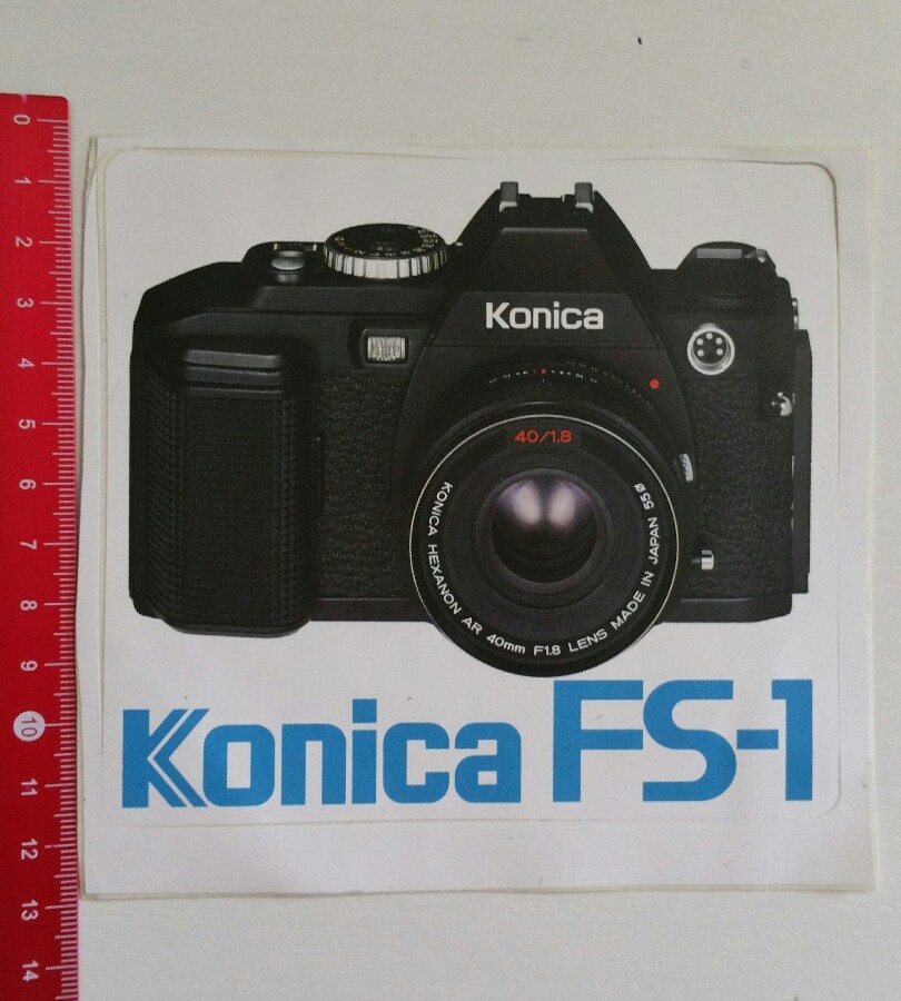 Decal/Decal: Konica FS-1 Camera (04011784)