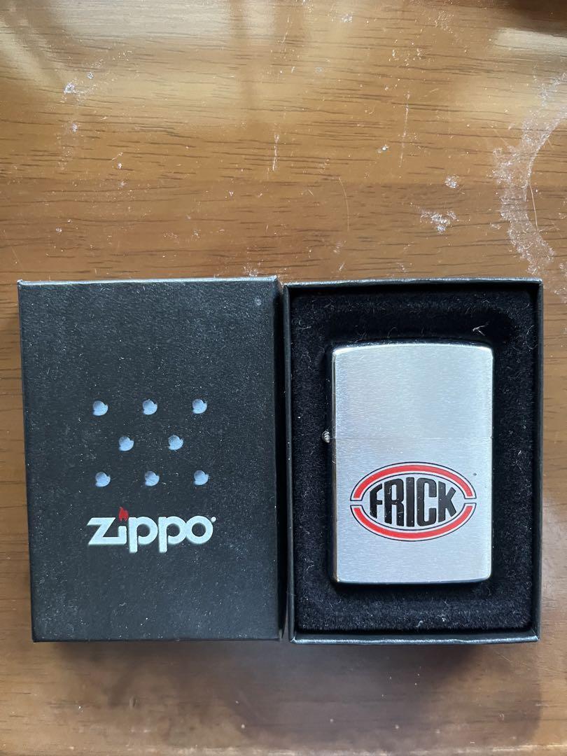 Zippo FRICK Silver Lighter Zippo FRICK Silver Lighter