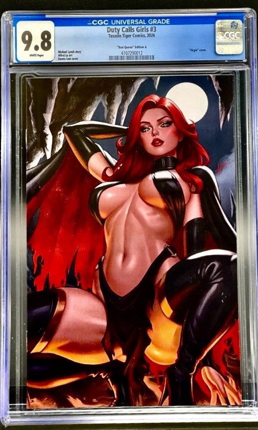 Duty Calls Girls #3 CGC 9.8 (2026) Goblin Red Queen Edition A - LTD 60 🔥🔥🔥🔥 Duty Calls Girls #3 CGC 9.8 (2026) Goblin Red Queen Edition A - LTD 60 🔥🔥🔥🔥