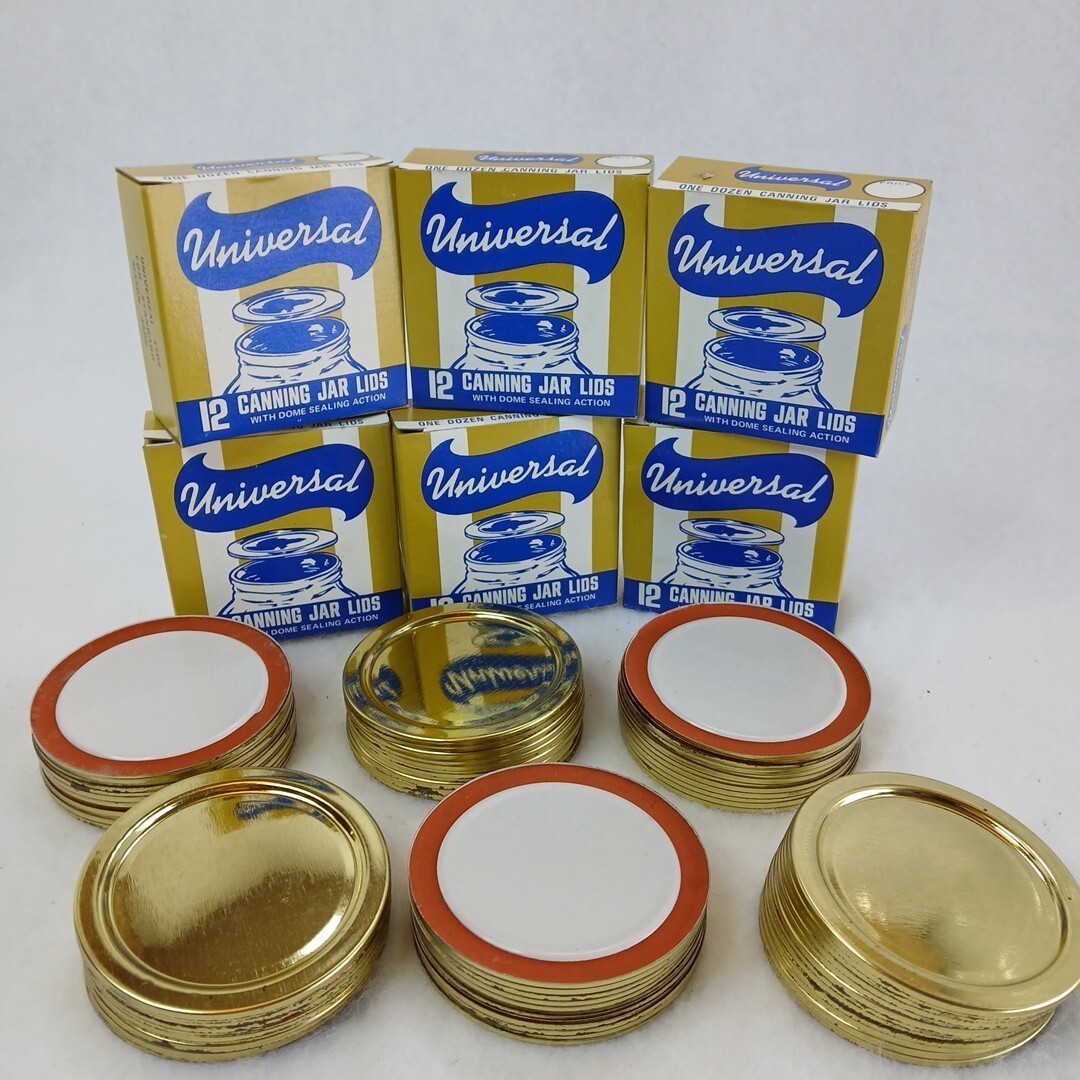 🥫 Vintage Universal Mason Canning Jar Lid Inserts – 72 Flat Seals Only