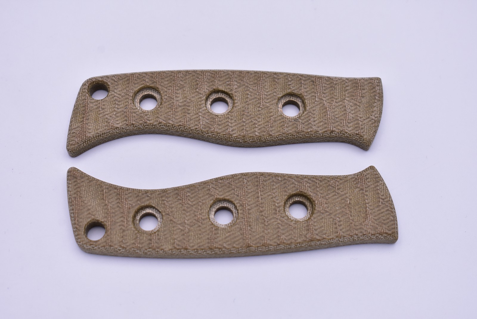 Custom Canvas Micarta Handles for Benchmade Fixed Adamas 375