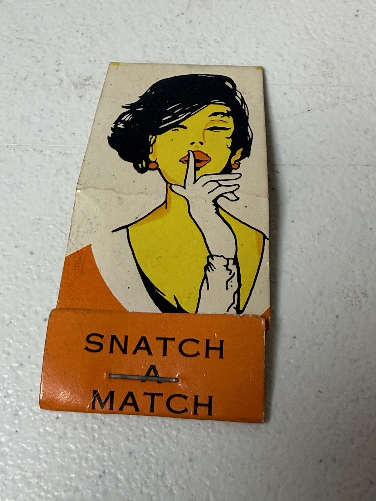 Vintage Snatch A Match Adult Novelty Matchbook Pop Up 1960s Taiwan