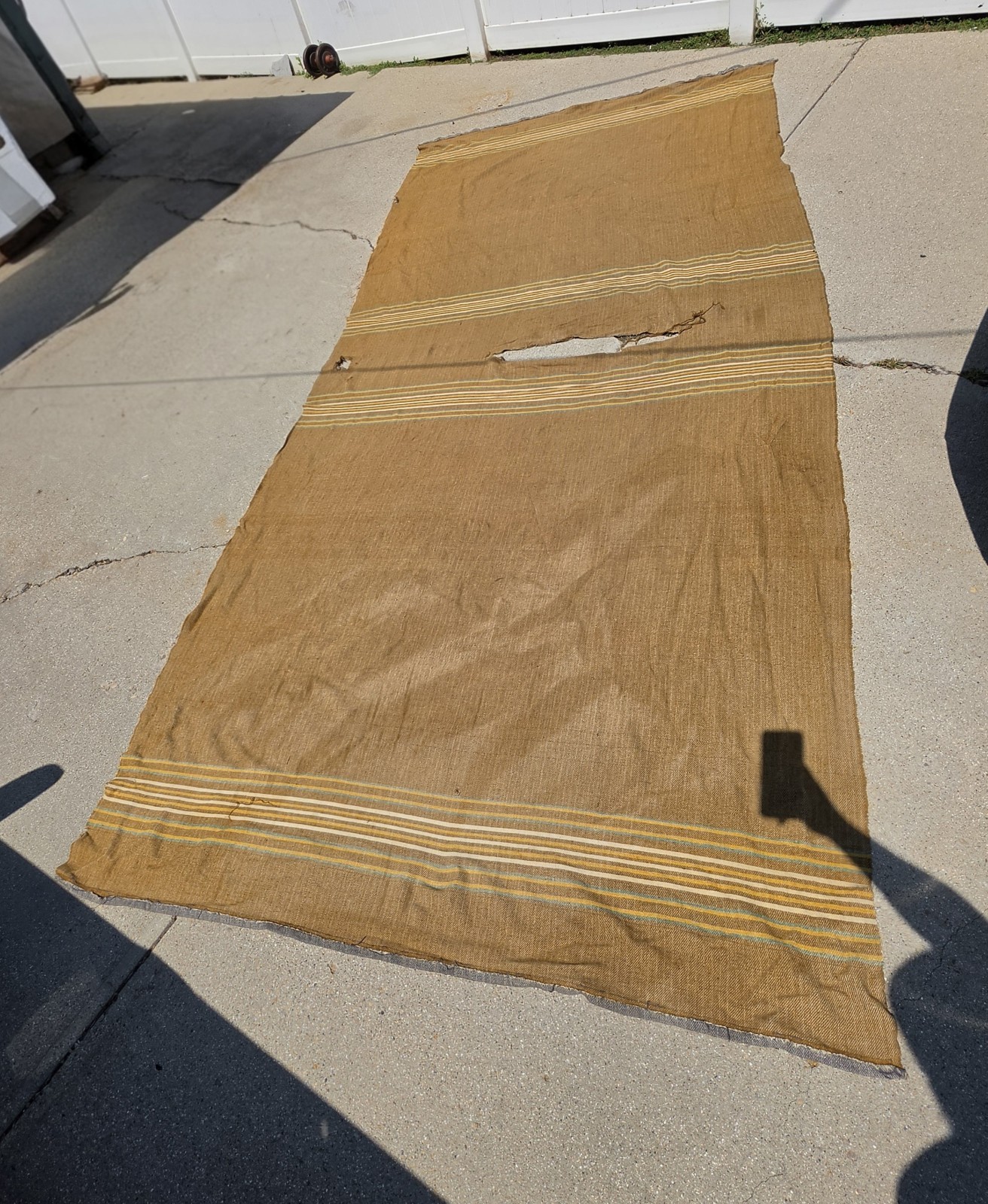 Antique 1920s 1930s Double Length Camp Blanket