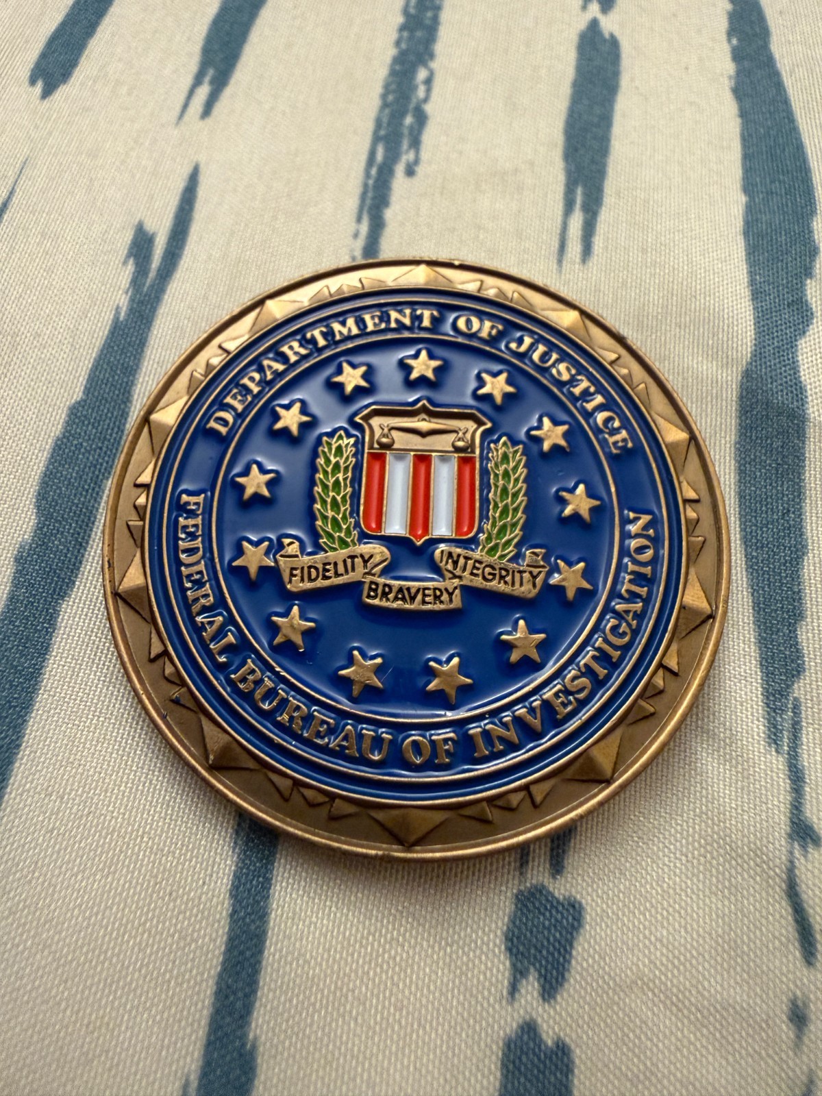 FBI Chicago Limited Edition Lester M. Gillis Baby Face Nelson Challenge Coin FBI Chicago Limited Edition Lester M. Gillis Baby Face Nelson Challenge Coin