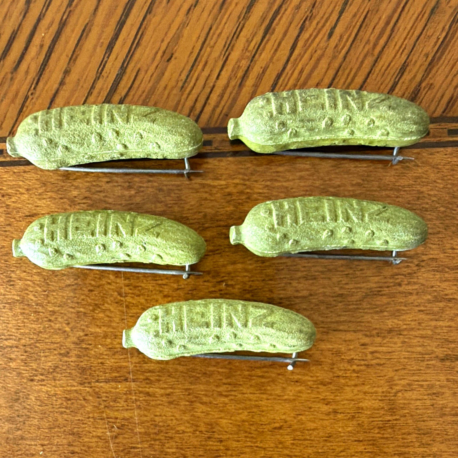 1933 Chicago World’s Fair Lot of 5 - Heinz Pickle pinback