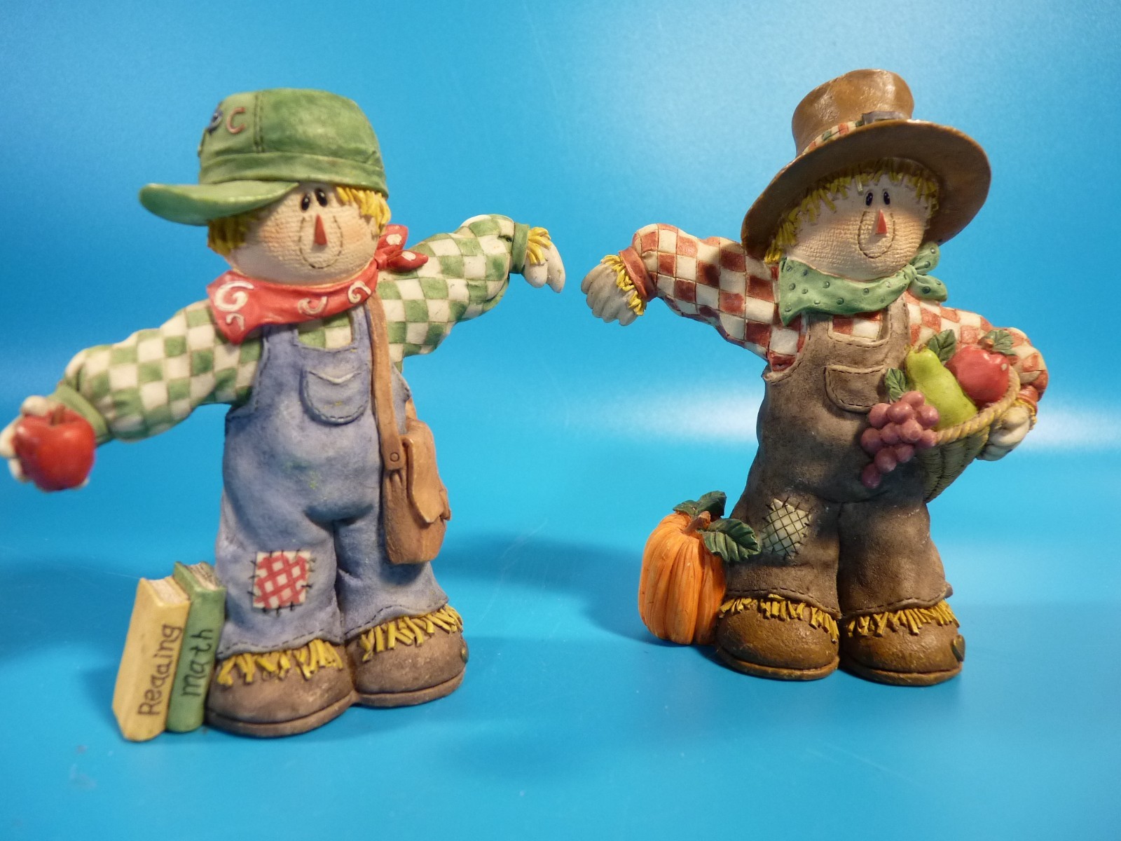 2 Sarah's Attic Garden Patches Fall Scarecrows 2 Sarah's Attic Garden Patches Fall Scarecrows
