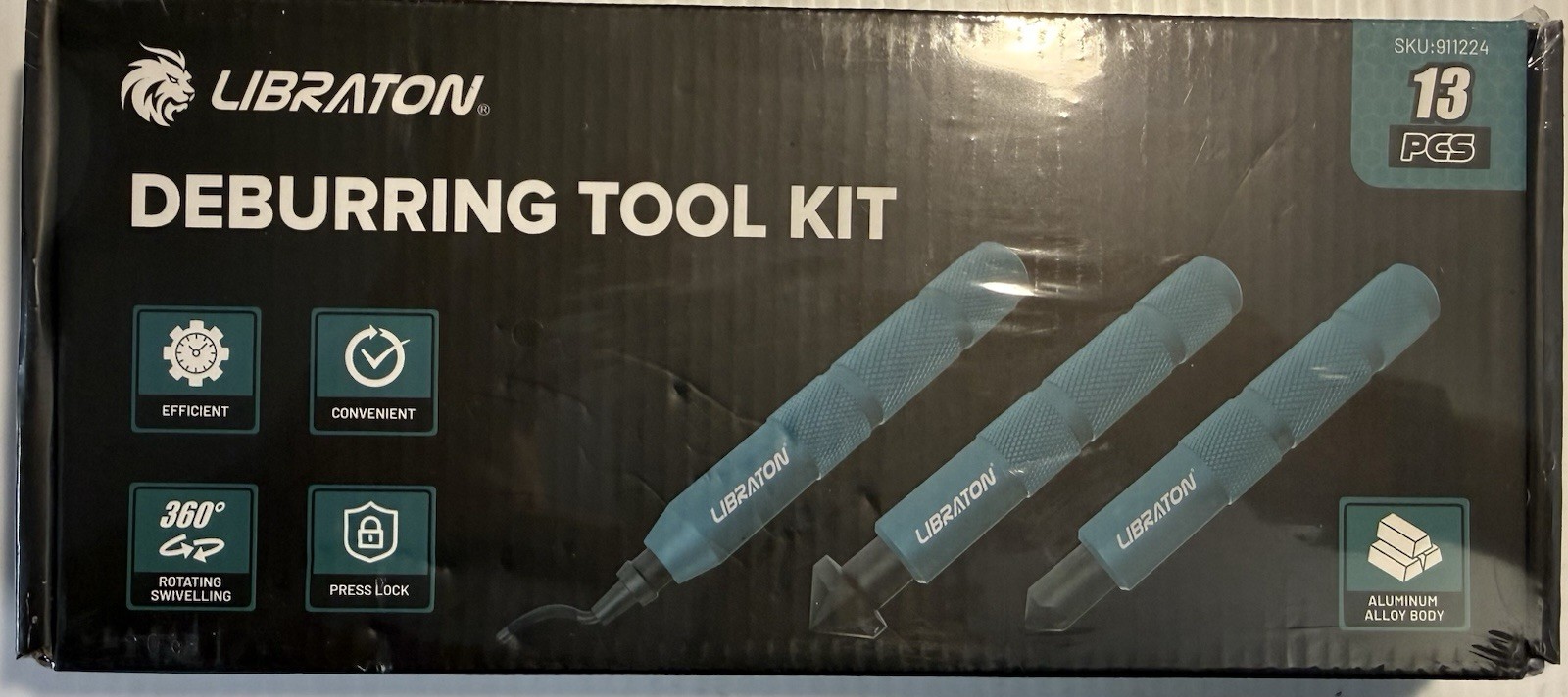 Deburring Tool Kit, 13 Pieces