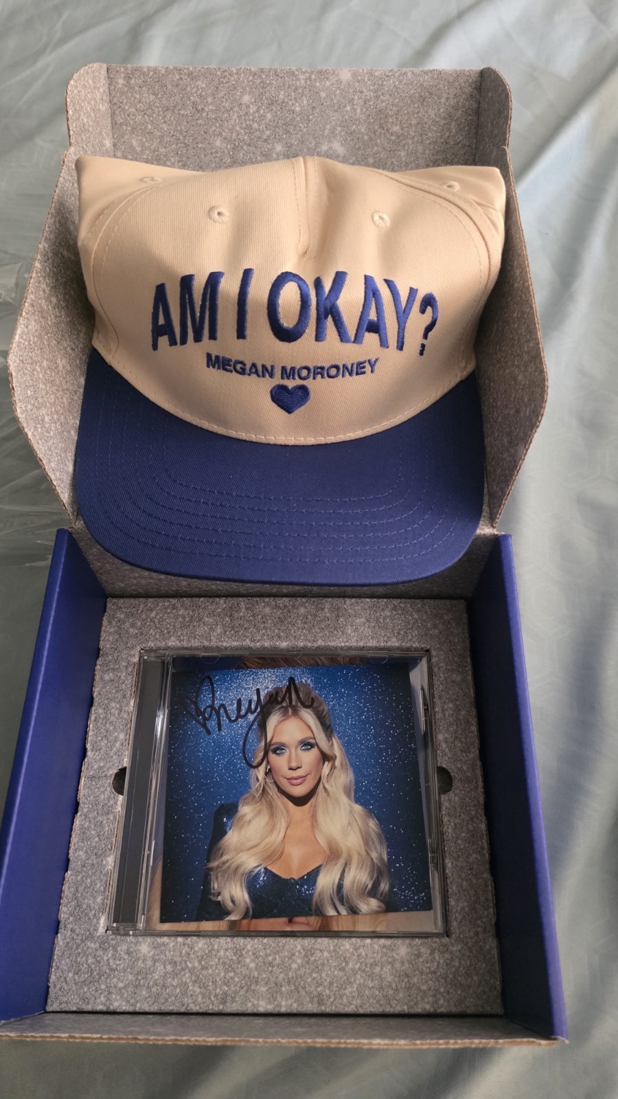 Am I OK? Signed Cd Hat Box Set Am I OK? Signed Cd Hat Box Set