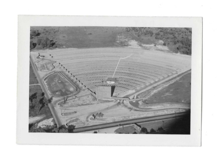 1949 Pittsburgh Pike Drive In Theater Photograph Birdseye View 1