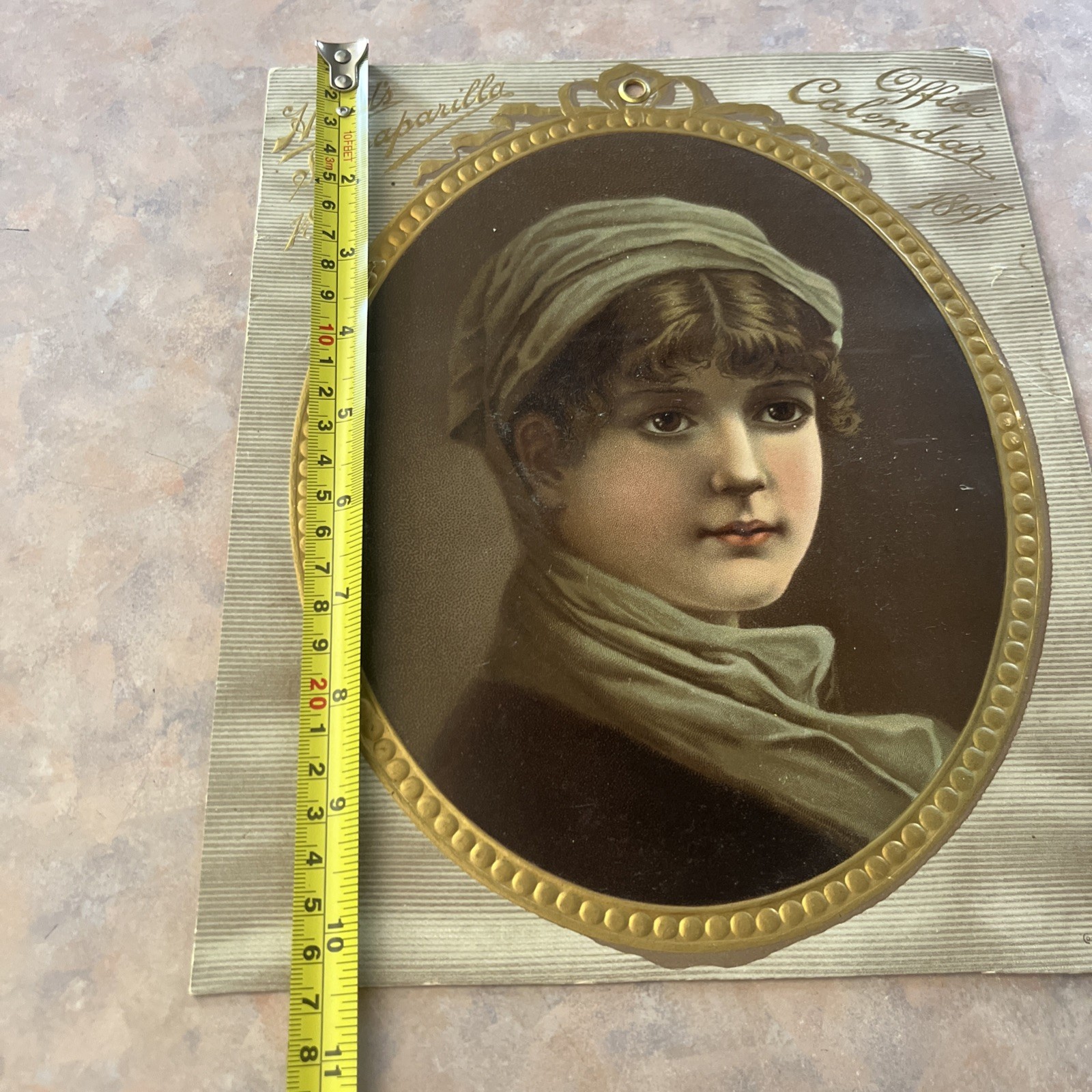 BEAUTIFUL 1800's Hood's Sarsaparilla 1896 -97 Office Calendar Astronomica Events BEAUTIFUL 1800's Hood's Sarsaparilla 1896 -97 Office Calendar Astronomica Events