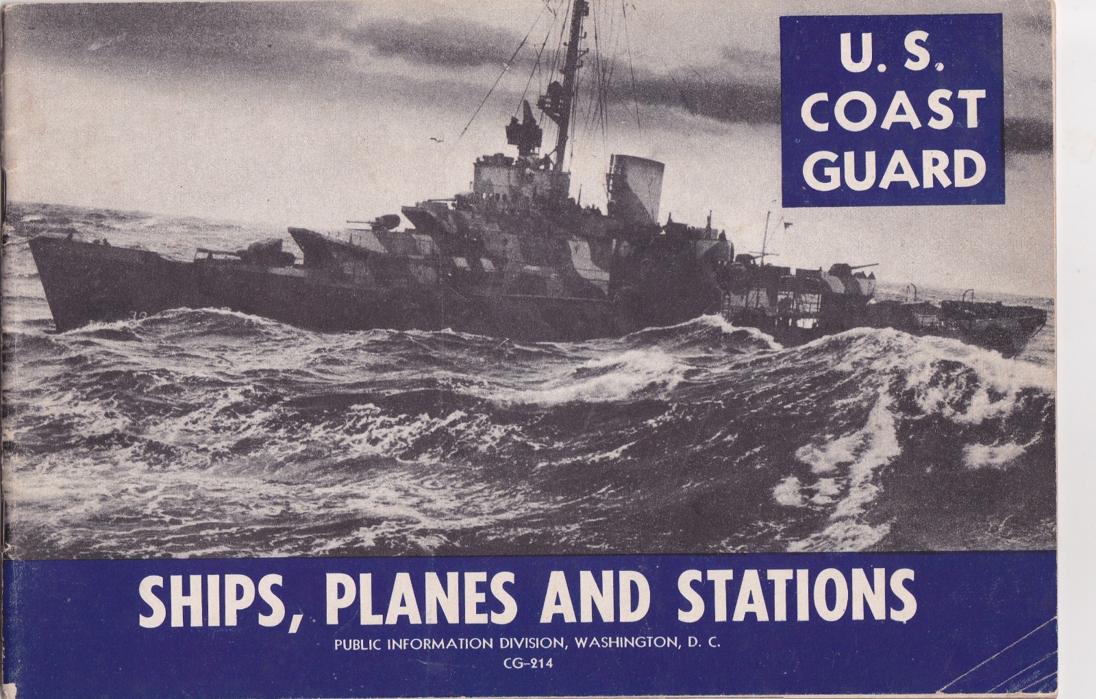1949 US Coast Guard Ships Planes and Stations Photo Booklet