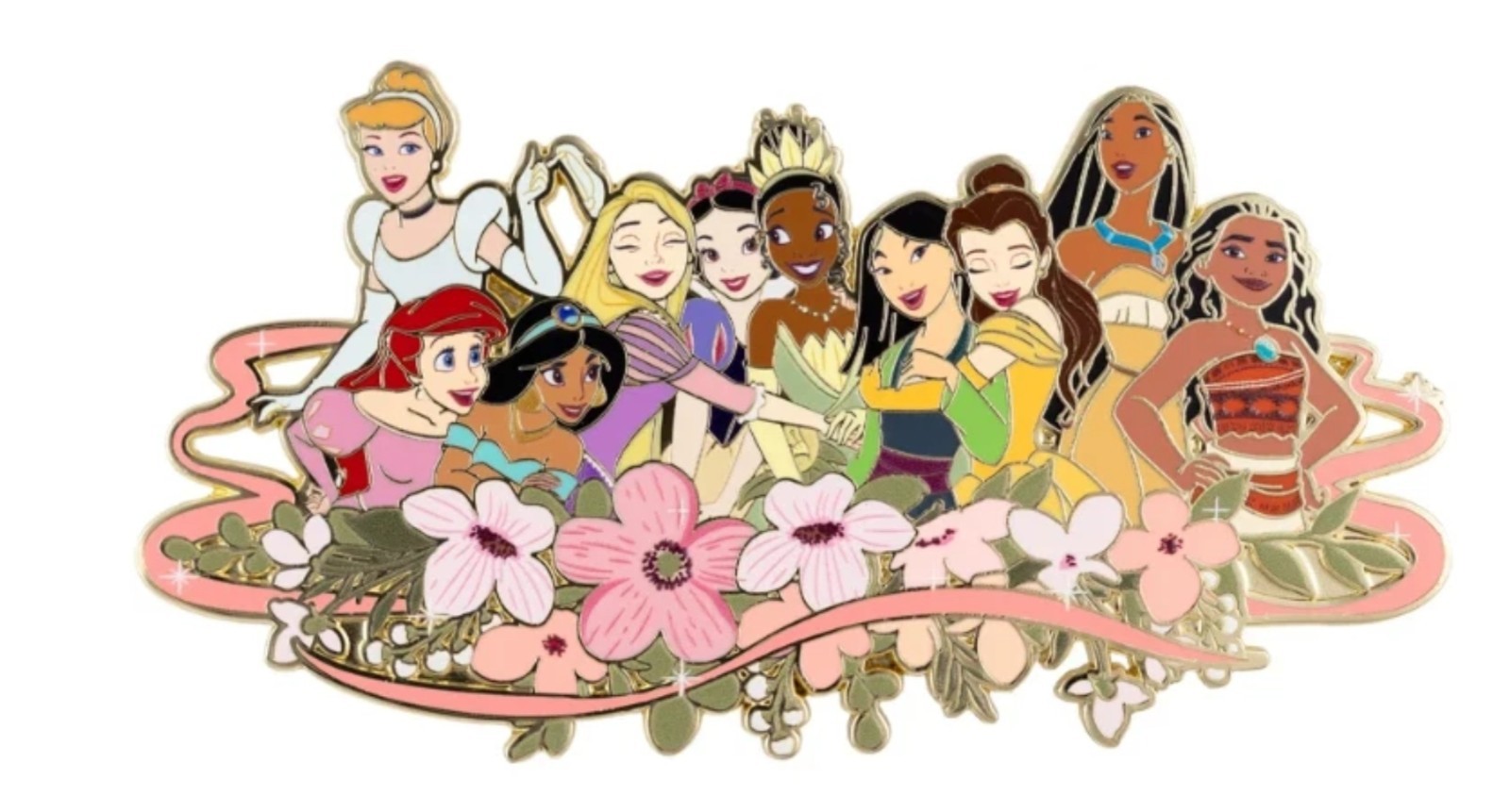 Disney PALM Princess Jumbo Collectible Pin LE 500 Confirmed SOLD OUT
