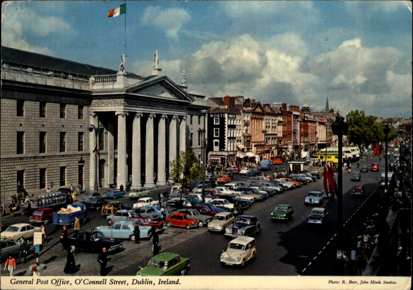 General Post Office Dublin Ireland vintage postcard v764 General Post Office Dublin Ireland vintage postcard v764