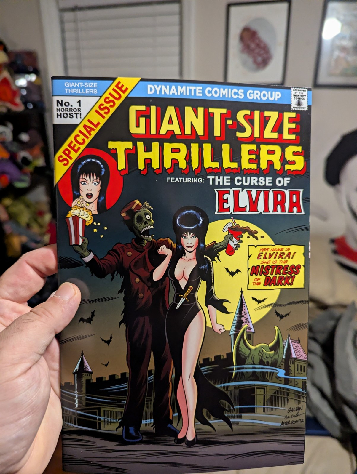 Dynamite Giant-Size Thrillers #1 The Curse of Elvira Exclusive Variant Cover