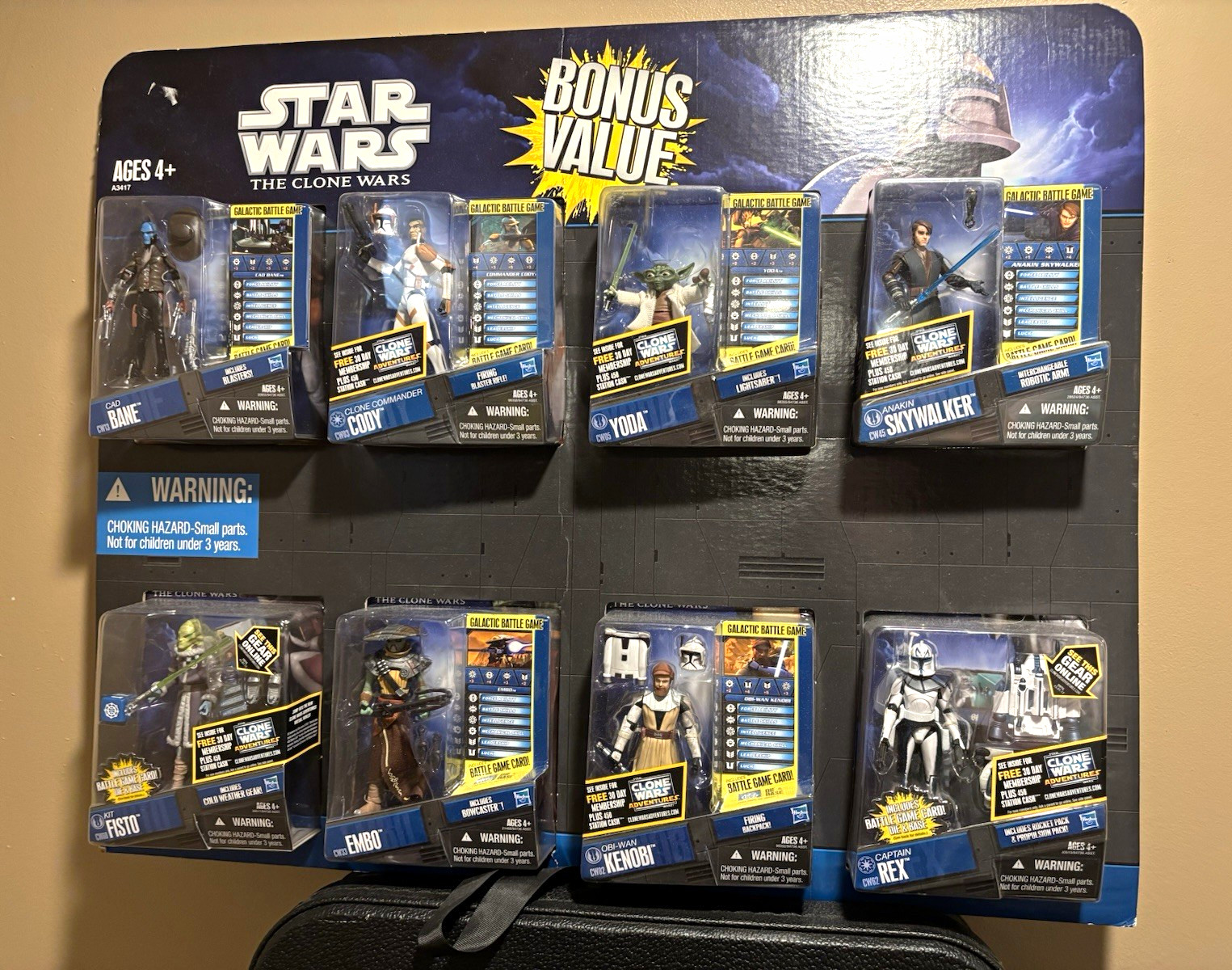 Hasbro Star Wars The Clone Wars Figure Lot: Anakin, Cad Bane, Cody, Rex 2012 Hasbro Star Wars The Clone Wars Figure Lot: Anakin, Cad Bane, Cody, Rex 2012