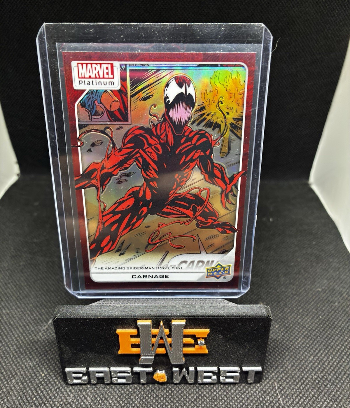 Upper Deck 2023 Marvel Platinum Carnage #152 Red Rainbow Parallel