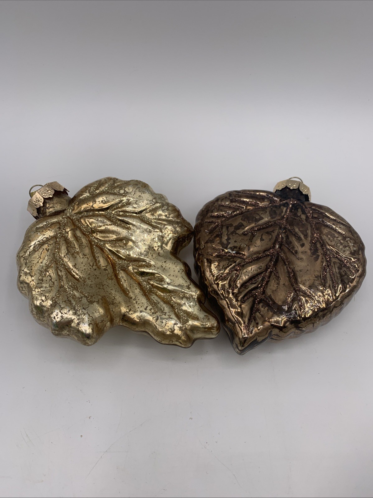 Vintage Rauch Large Leaf Ornaments-2