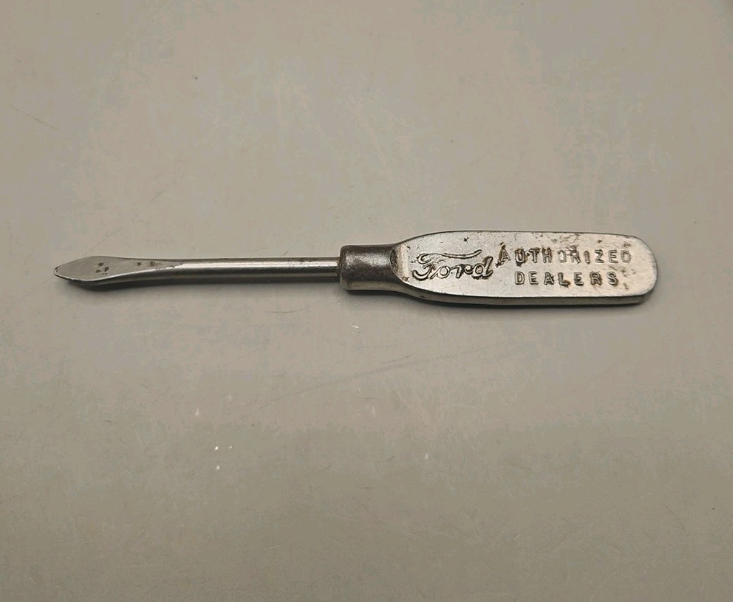 Ford Authorized Dealers Promotional Screwdriver- H.S. Christian Co.  Minneapolis