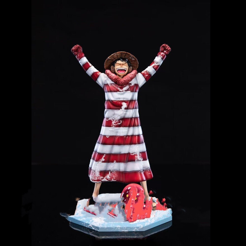 SS Studio One Piece Hazard Dressrosa Monkey D. Luffy Statue in stock H23cm New