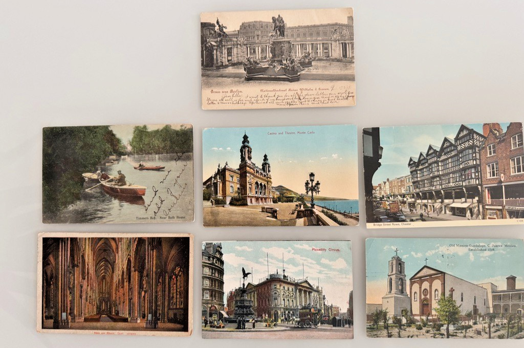 Vtg Postcard Lot (7) Int'l Europe Mexico London Berlin Monte Carlo Cologne Vtg Postcard Lot (7) Int'l Europe Mexico London Berlin Monte Carlo Cologne