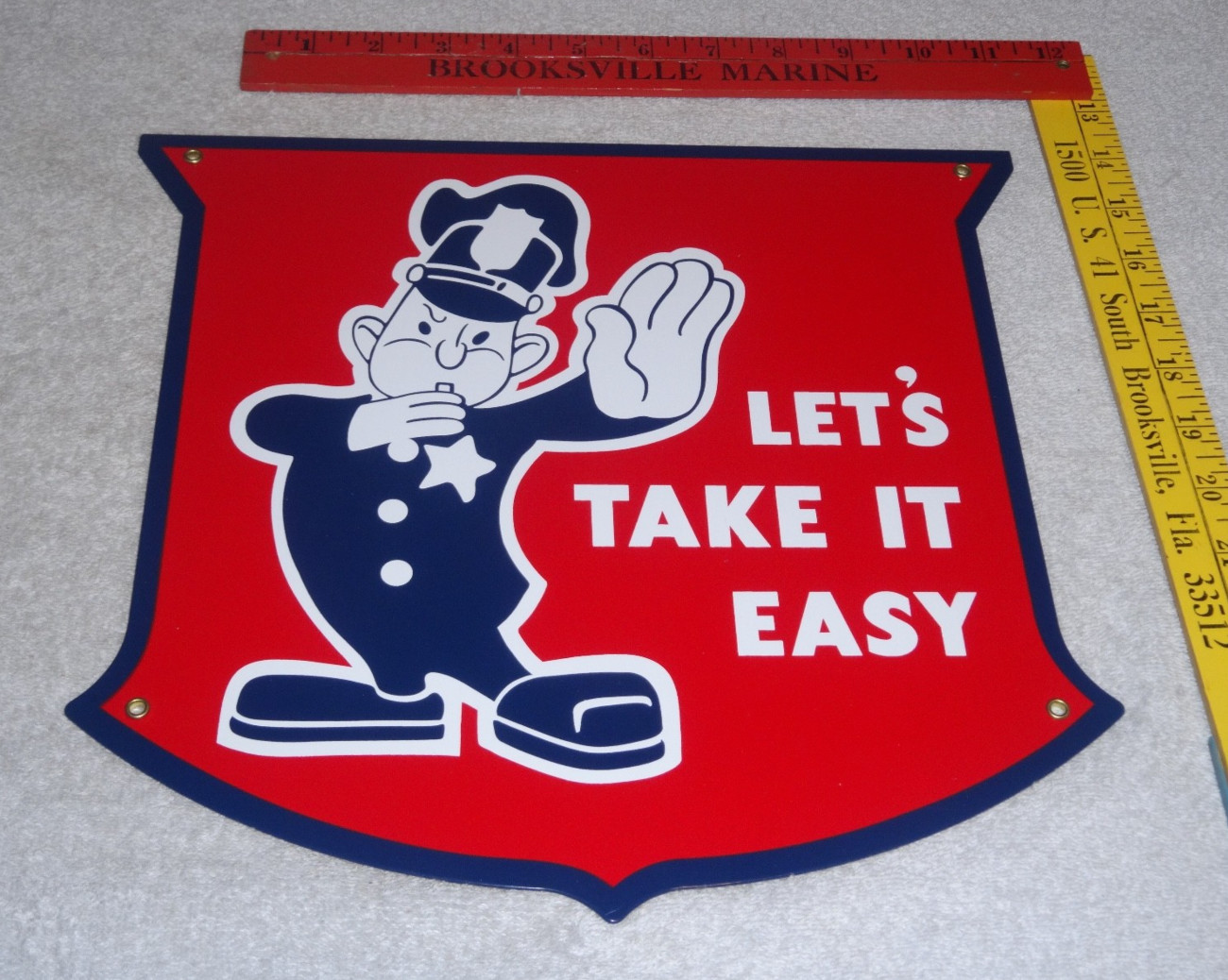 VINTAGE FORD LET'S TAKE IT EASY POLICEMAN 11 3/4 VINTAGE FORD LET'S TAKE IT EASY POLICEMAN 11 3/4