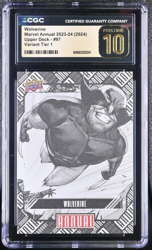 2023-24 Upper Deck Marvel Annual WOLVERINE Variant Tier 1 CGC 10 Pristine