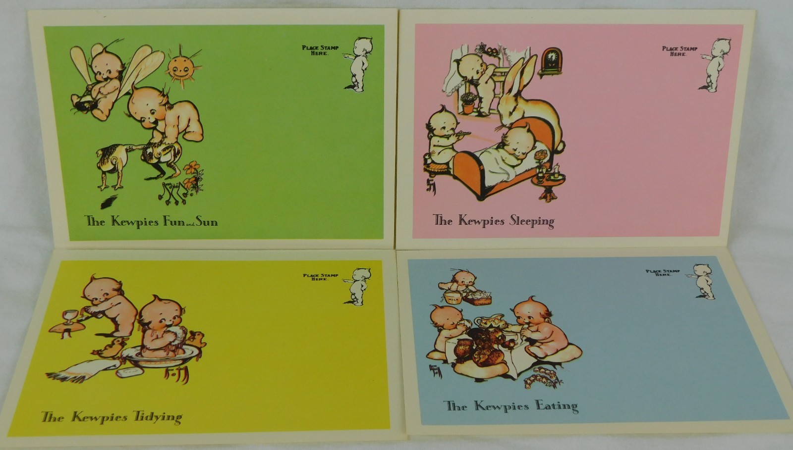 Vintage ~ LOT KEWPIE POSTCARDS ~ 6\