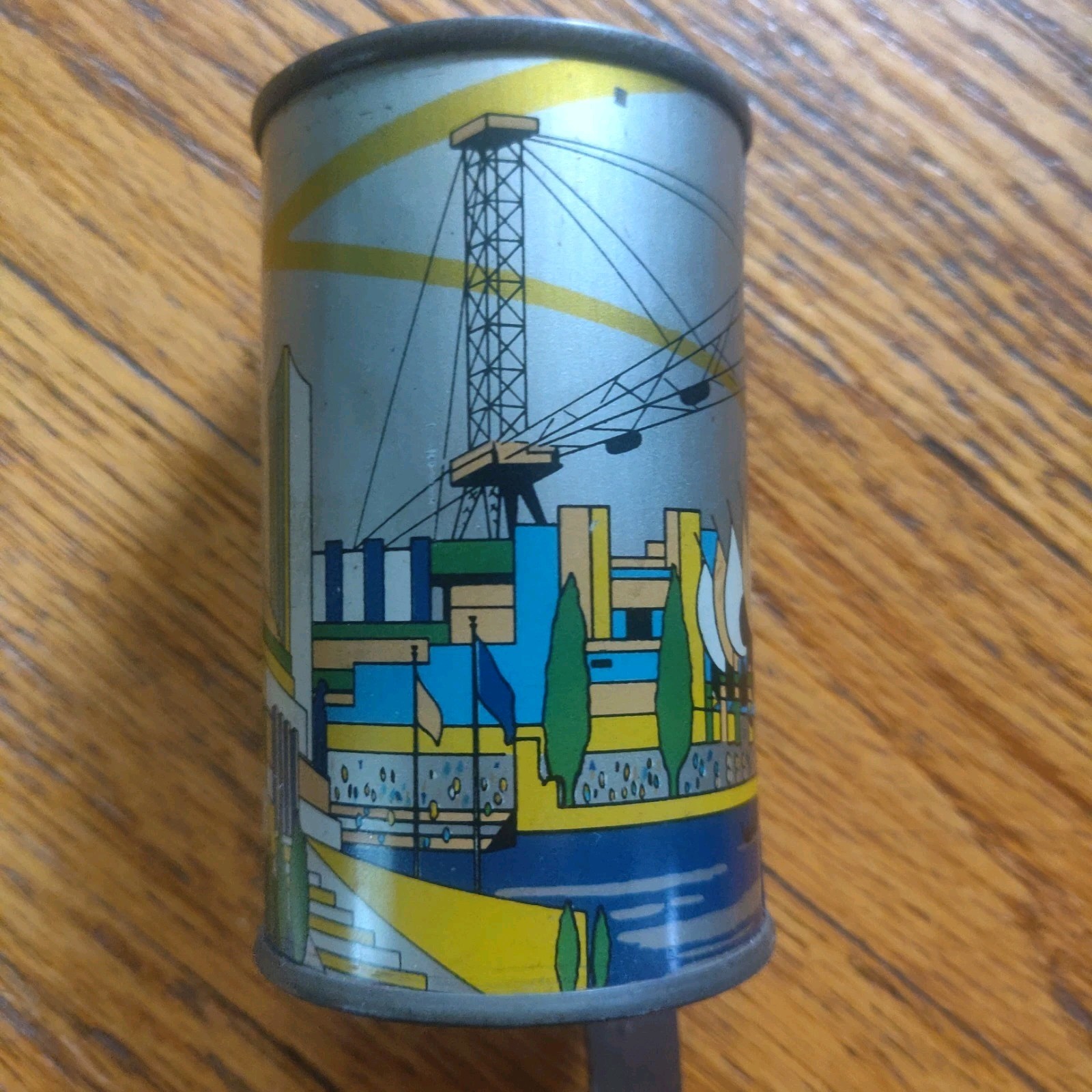 Vintage 1934 CHICAGO WORLD'S FAIR Century Progress American Can Co Piggy Bank