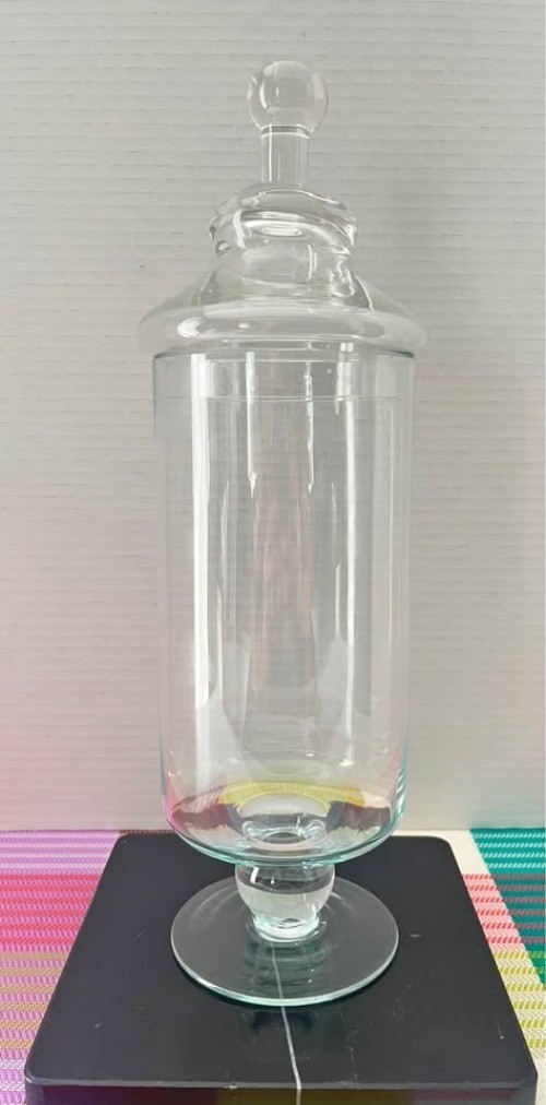 Clear Apothecary Candy Jar by SLYINSPIREME