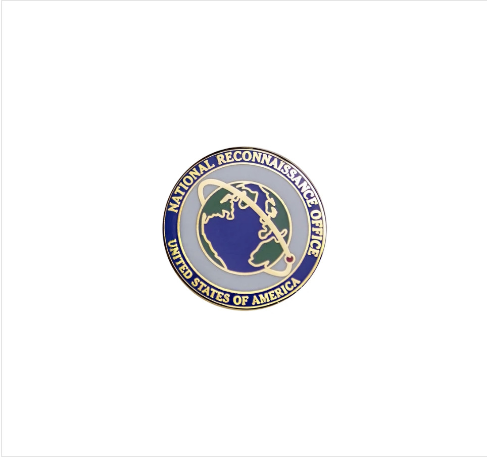 GENUINE U.S. LAPEL PIN: NATIONAL RECONNAISSANCE OFFICE