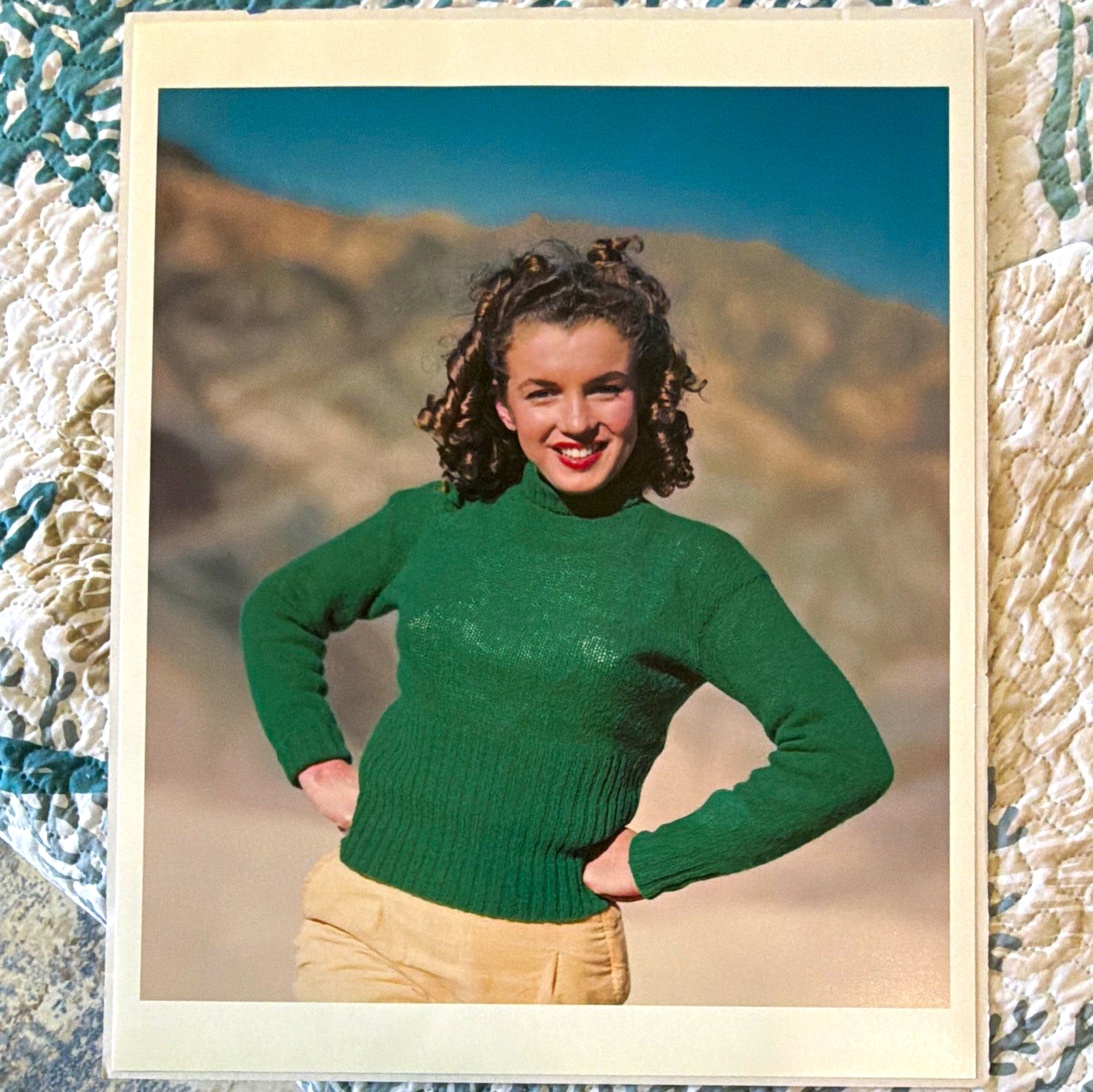 Marilyn Monroe Limited Edition Photograph by Andre de Dienes 29/200 COA 16x20 Marilyn Monroe Limited Edition Photograph by Andre de Dienes 29/200 COA 16x20