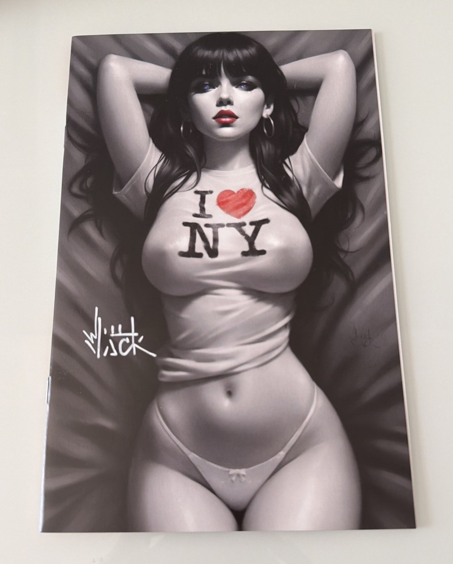 VAMPIRELLA #672 NYCC EXCLUSIVE VIRGIN VARIANT COVER BY WILL JACK NM 2025 VAMPIRELLA #672 NYCC EXCLUSIVE VIRGIN VARIANT COVER BY WILL JACK NM 2025