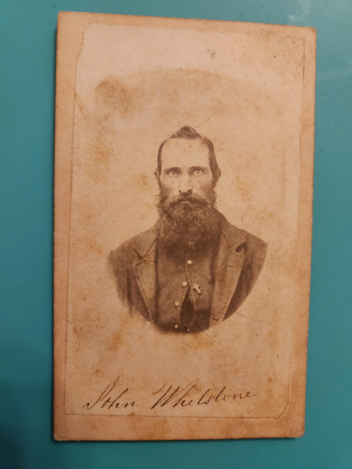 CDV  of 2 Pvts. in 23d Ohio Inf - Regt of Presidents, Both w/ Christian Crosses