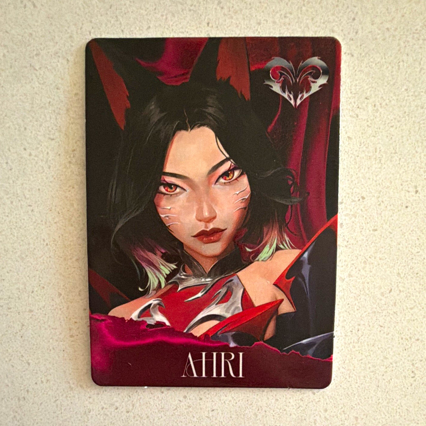Riot Games League of Legends K/DA Ahri Full Art Non-Sport Trading Card