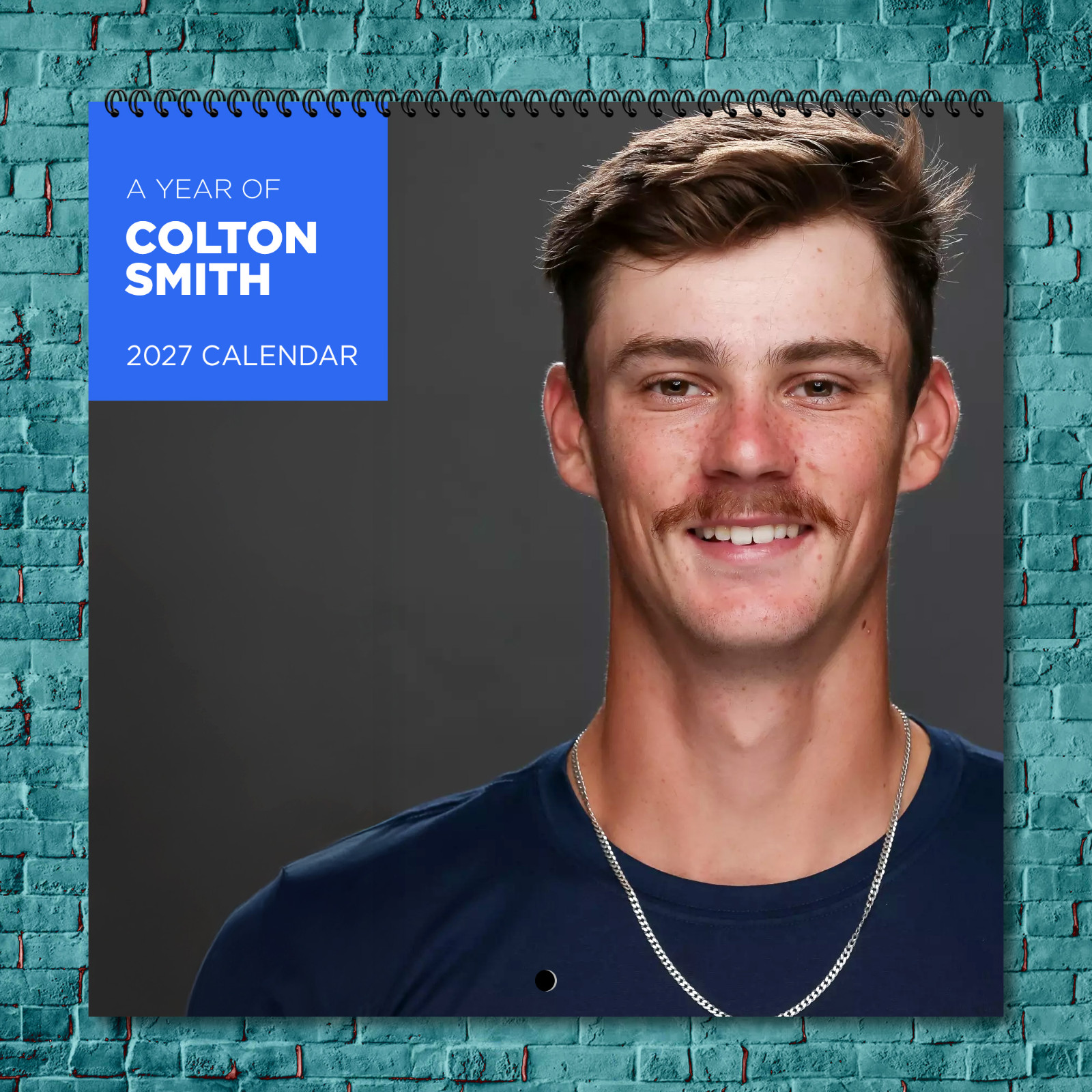 Colton Smith  2027 Wall Calendar 12 Month Celebrity Photo Fan Collectible