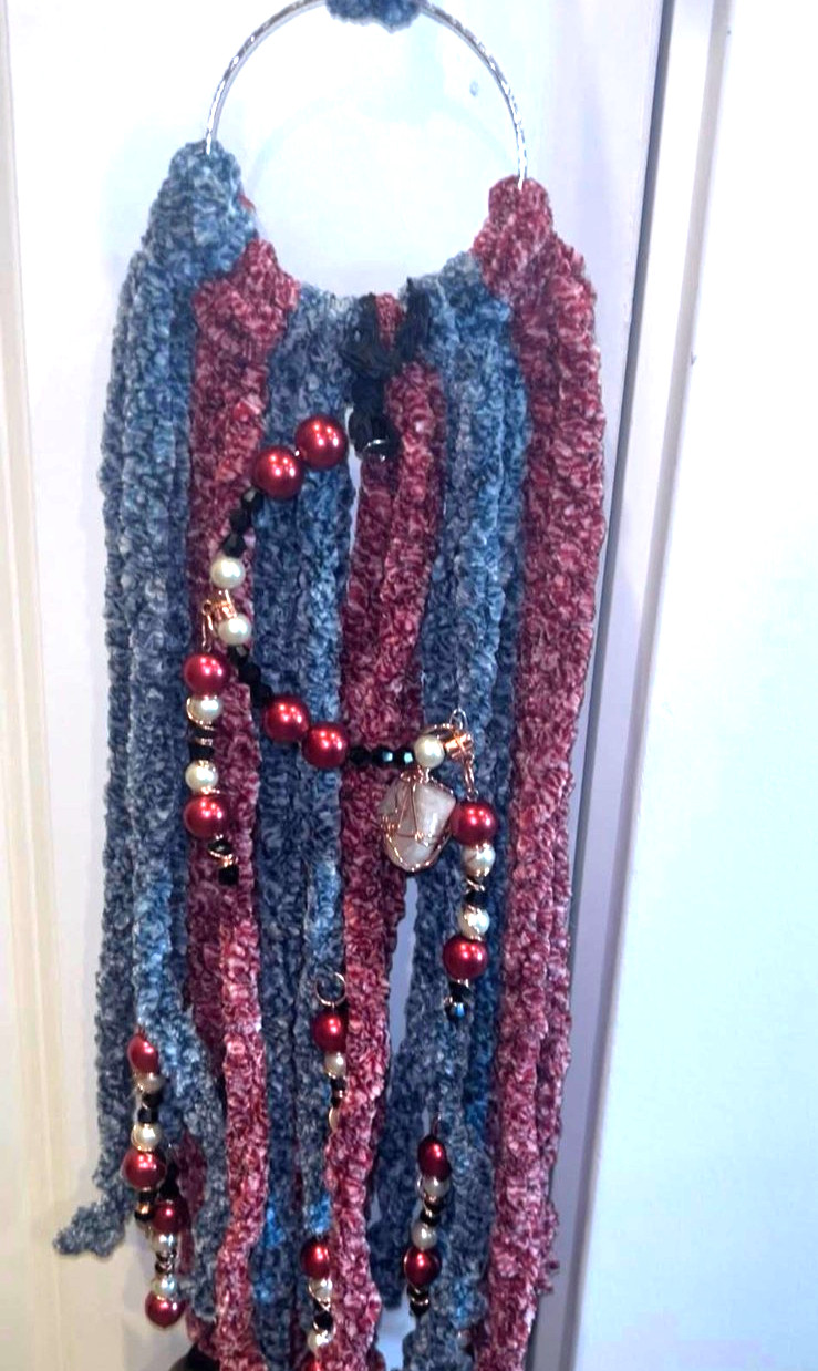SALE Witch Bells Crescent Moon Magic Hoodoo Voodoo Pagan Decor Protection B1