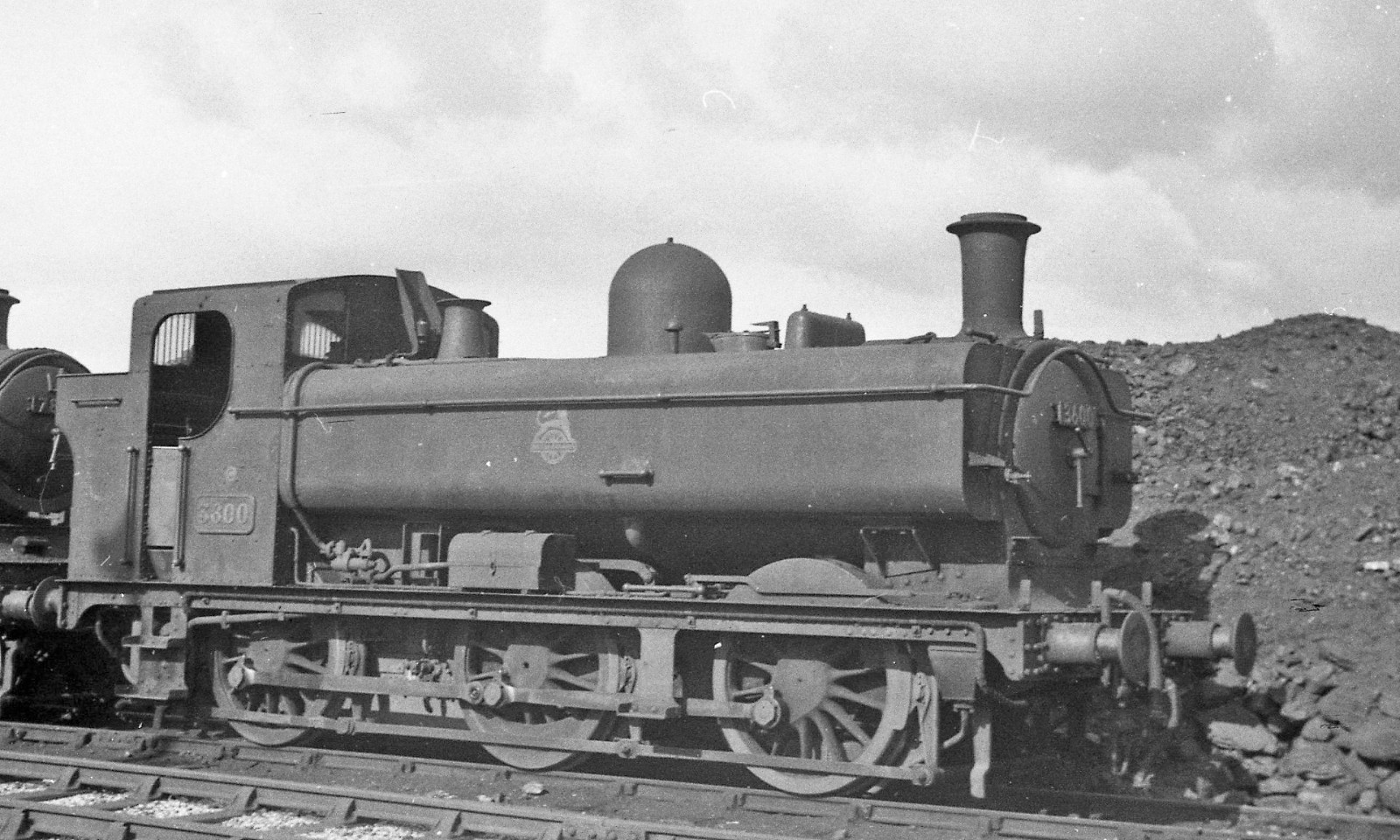 Original Railway Negative of 3600 at Oswestry shed.
