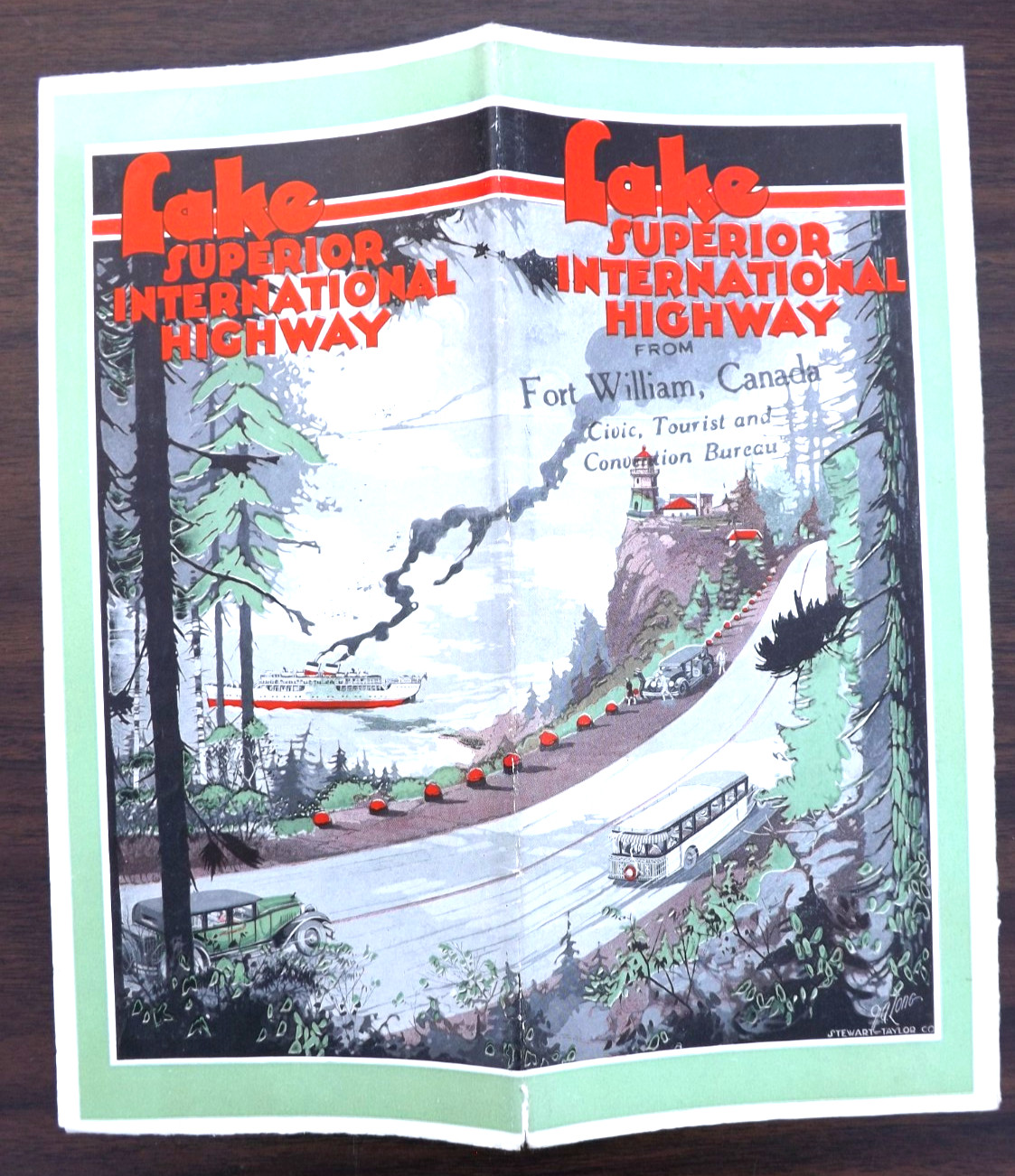 VTG 1920S - 1930s LAKE SUPERIOR INTERNATIONAL HWY. MAP BROCHURE MINNESOTA CANADA VTG 1920S - 1930s LAKE SUPERIOR INTERNATIONAL HWY. MAP BROCHURE MINNESOTA CANADA