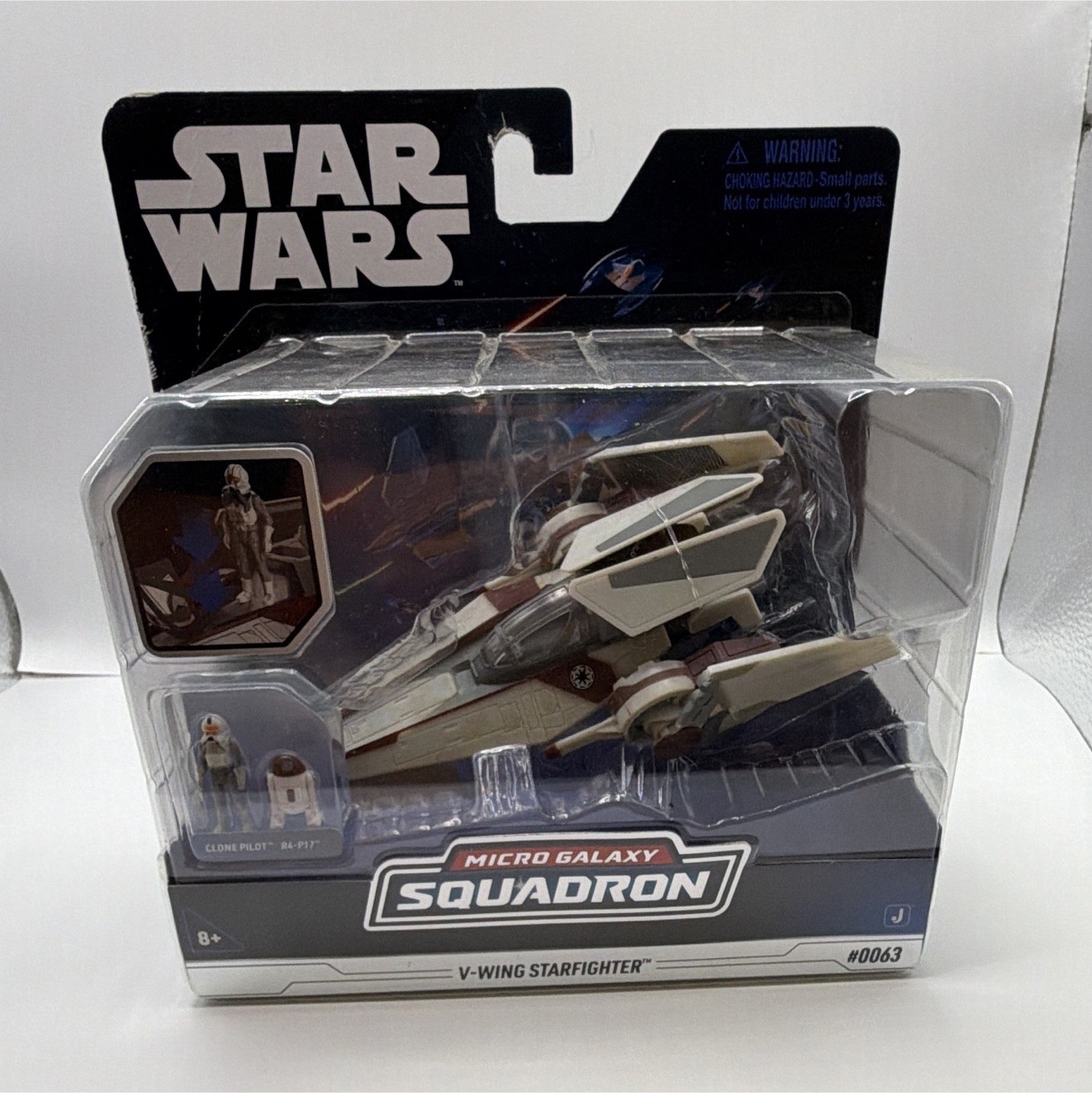 Jazwares Star Wars Micro Galaxy Squadron V-Wing Starfighter *Damaged Packaging*