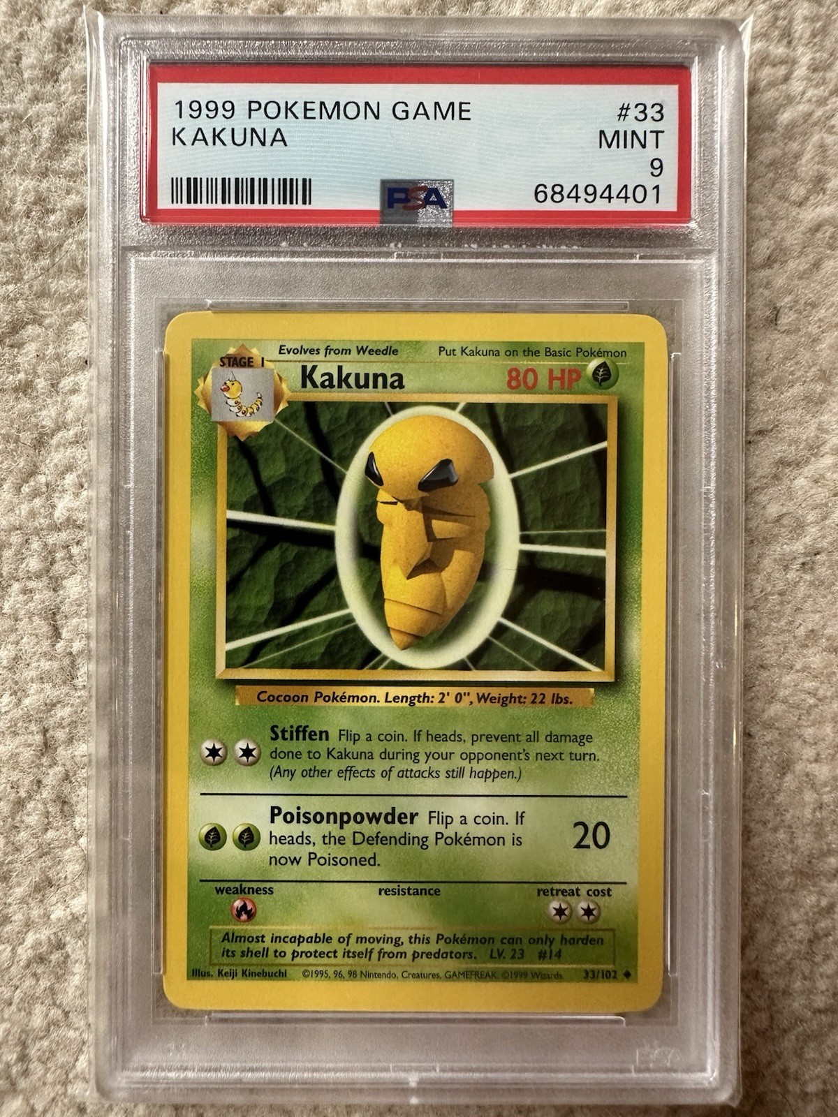 Pokemon WOTC Vintage PSA 9 Bundle, X9 Base set Slabs. Pokemon WOTC Vintage PSA 9 Bundle, X9 Base set Slabs.