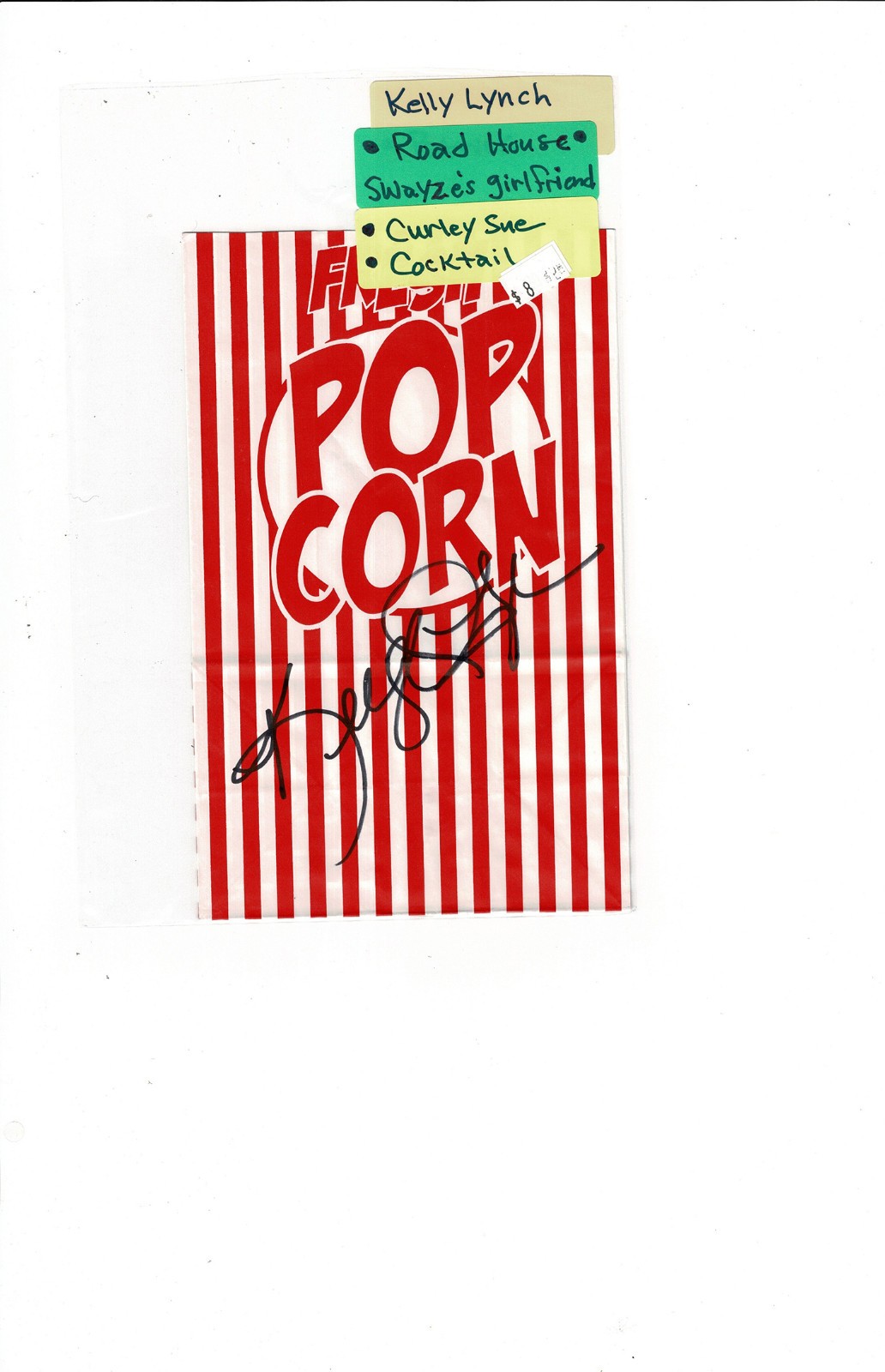 Cocktail Road House Drugstore Cowboy Curly Sue Kelly Lynch Autograph