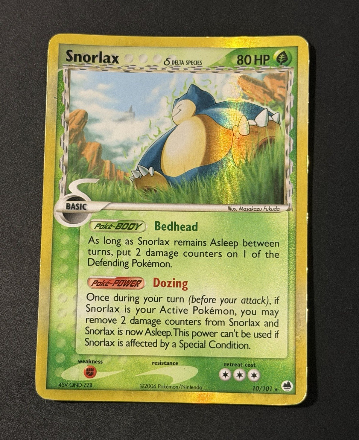 Pokemon Bundle: Relaxo Delta Species 10/101 English + Lugia 14/132 Holo Vintage