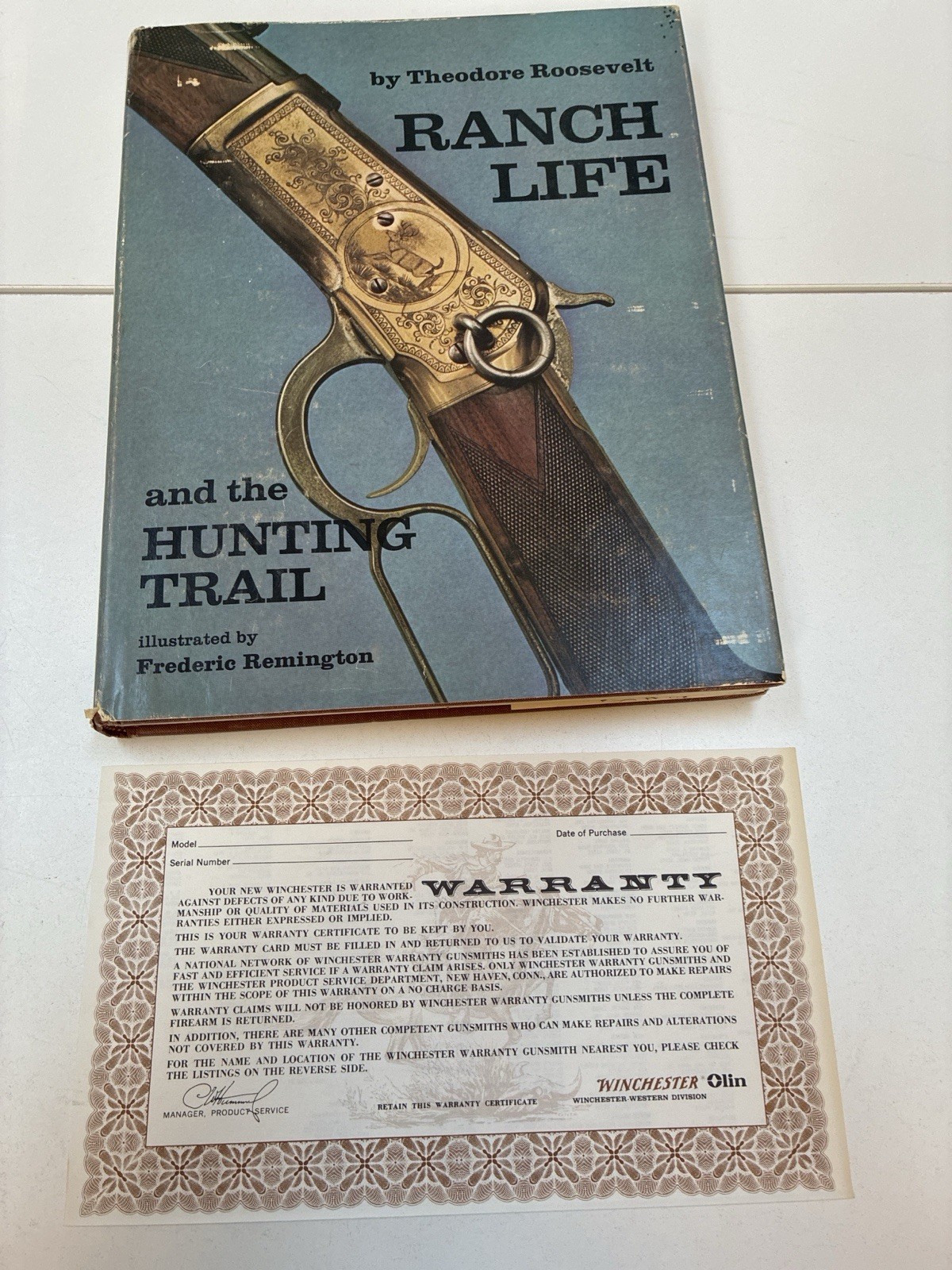 Ranch Life & The Hunting Trail Theodore Roosevelt F Remington SE 1969 Warranty