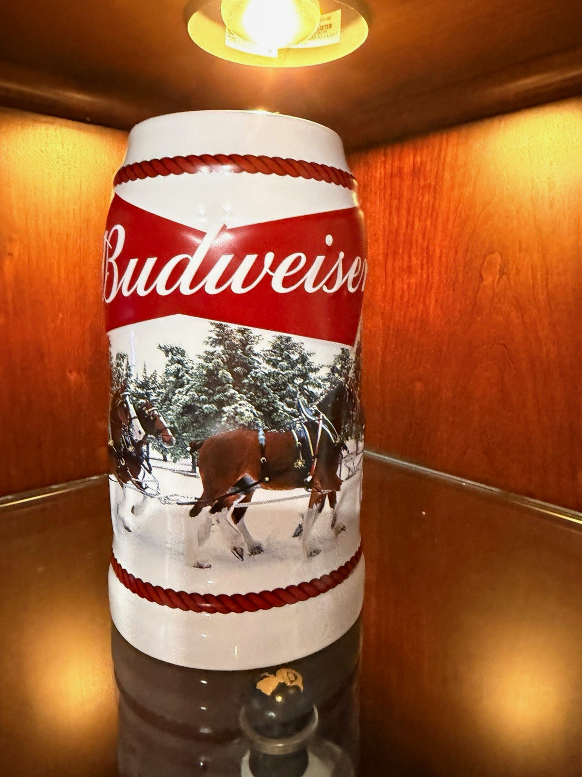 Budweiser 2016 December Excursion Holiday Stein 36th Anniversary Edition