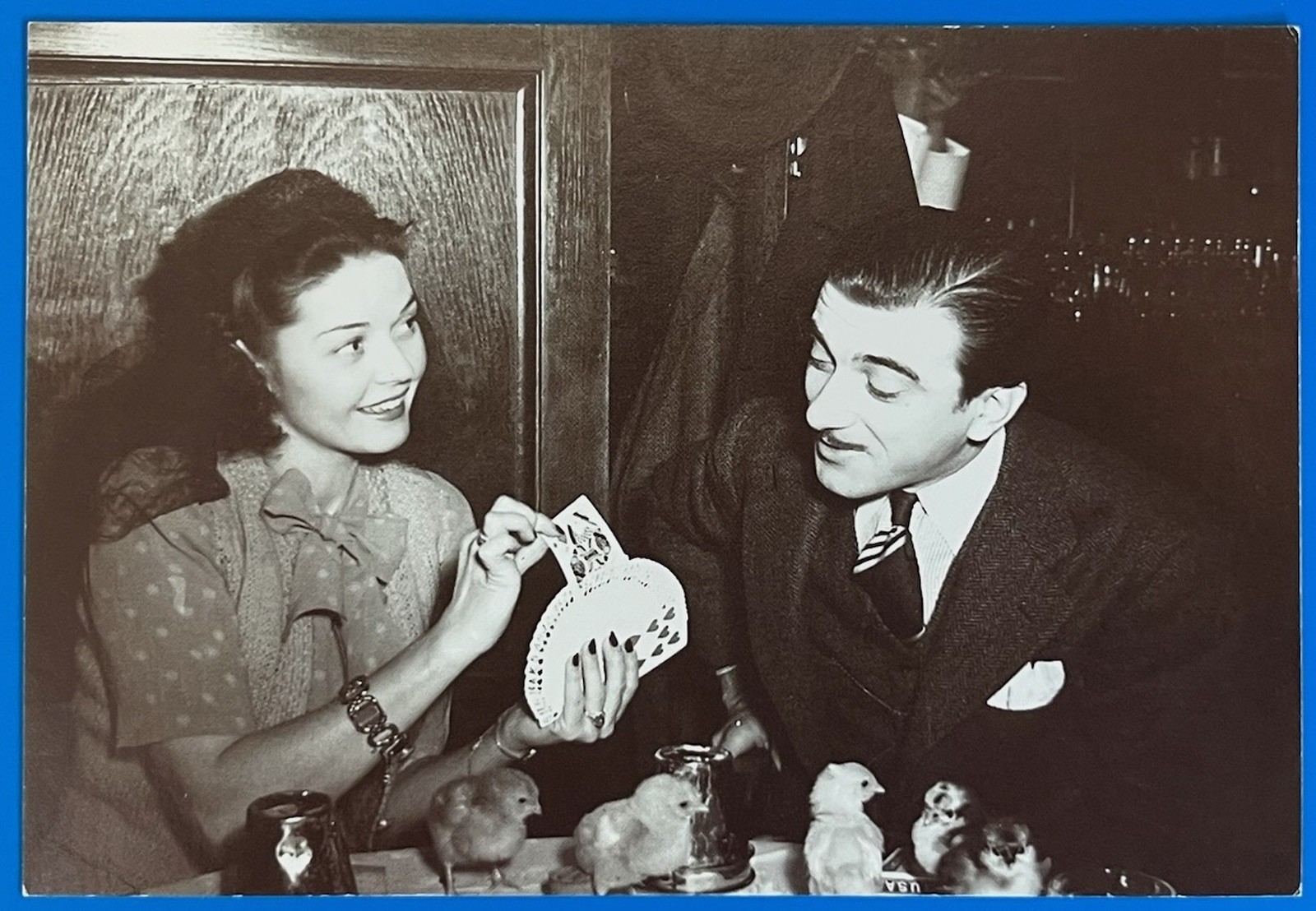 PAUL ROSSINI, MAGICIAN. 1940s vintage photo. Bruce Cervon postcard collection